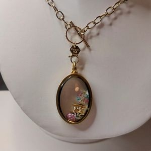 ORIGAMI OWL LOOKING GLASS OVAL LOCKET SET